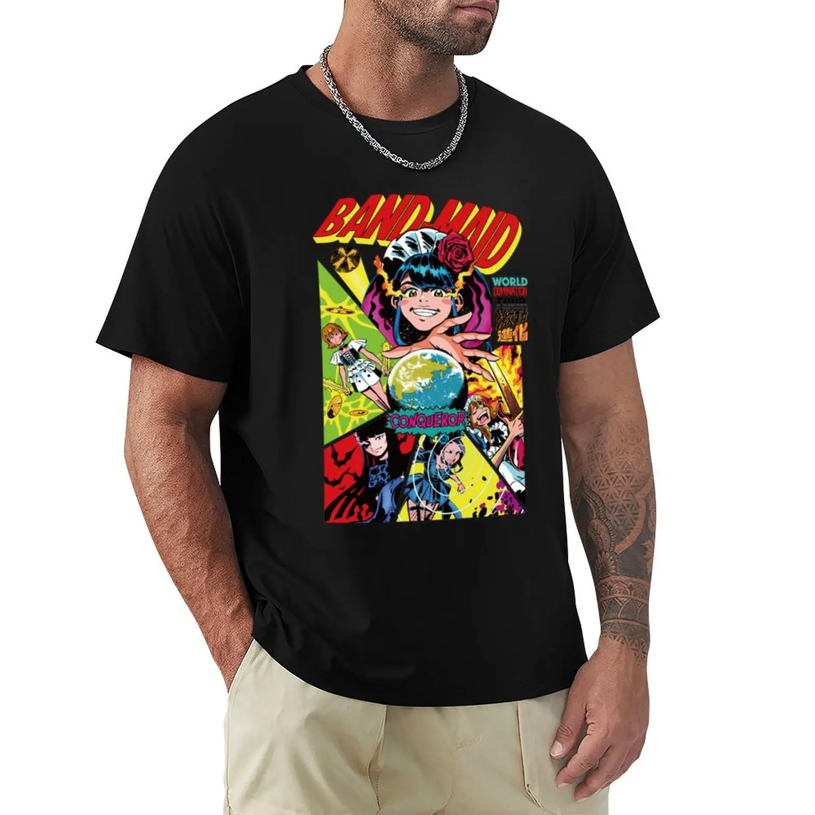 

Band-Maids T-shirt boys animal print cute tops customizeds summer top t shirts for men graphic