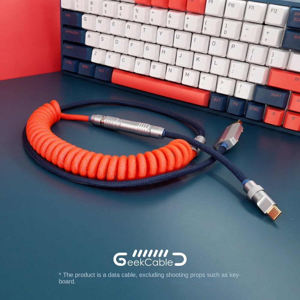 

Spot GeekCable pure manual mechanical keyboard theme line IQUNIX color F96 coral sea line