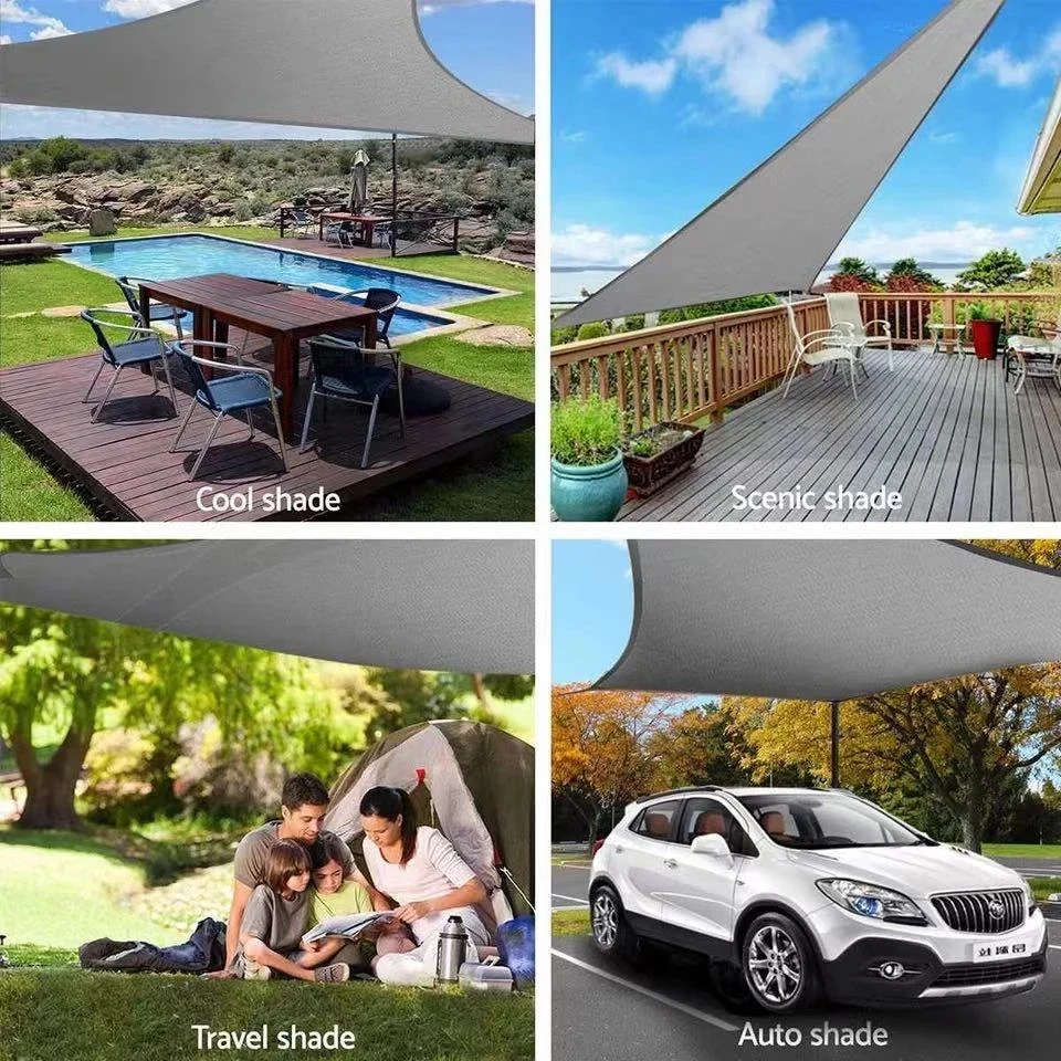 Waterproof Triangle Shade Sail UV Protection Canopy Patio Sun Shelter