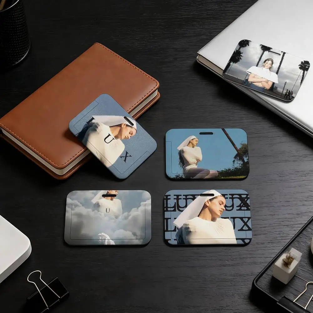 

Черные держатели для карт Rosalia Lux Singer с ремешком на шею для студенческих карт питания и удостоверений личности, для школы