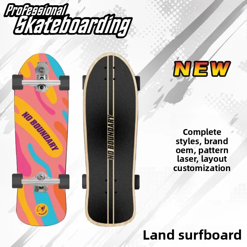 Skateboard Landslide Maple Thickened Professional Scooter Pattern Optional Adult Children Universal Double Warp Outdoor Sports