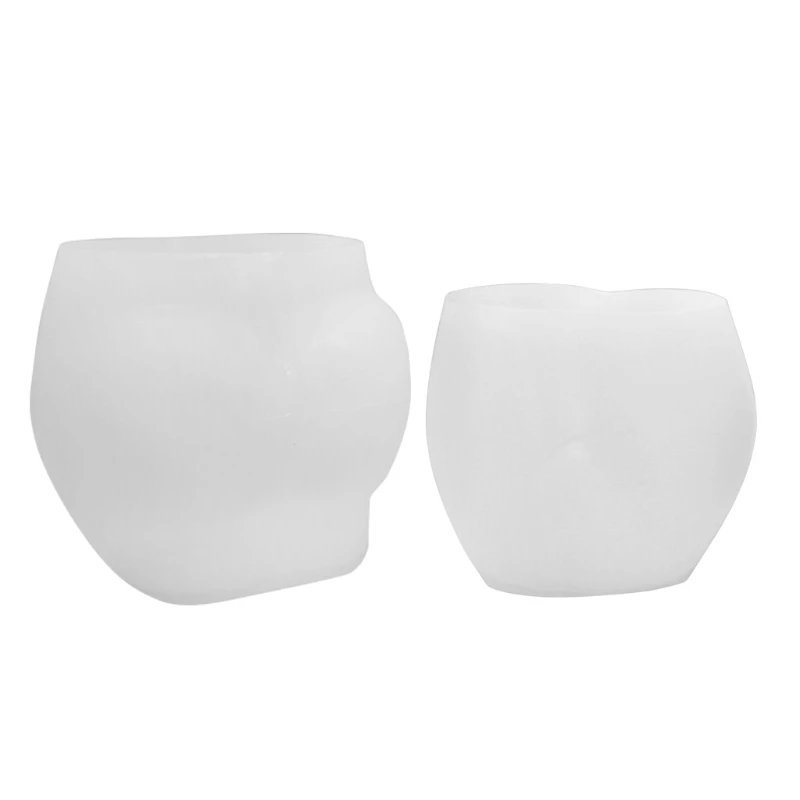 New 3D Plump Buttocks Shaped Silicone Mold for Handmade Making Soap Plaster Epoxy Mould Cake Chocolate Decorating Tool