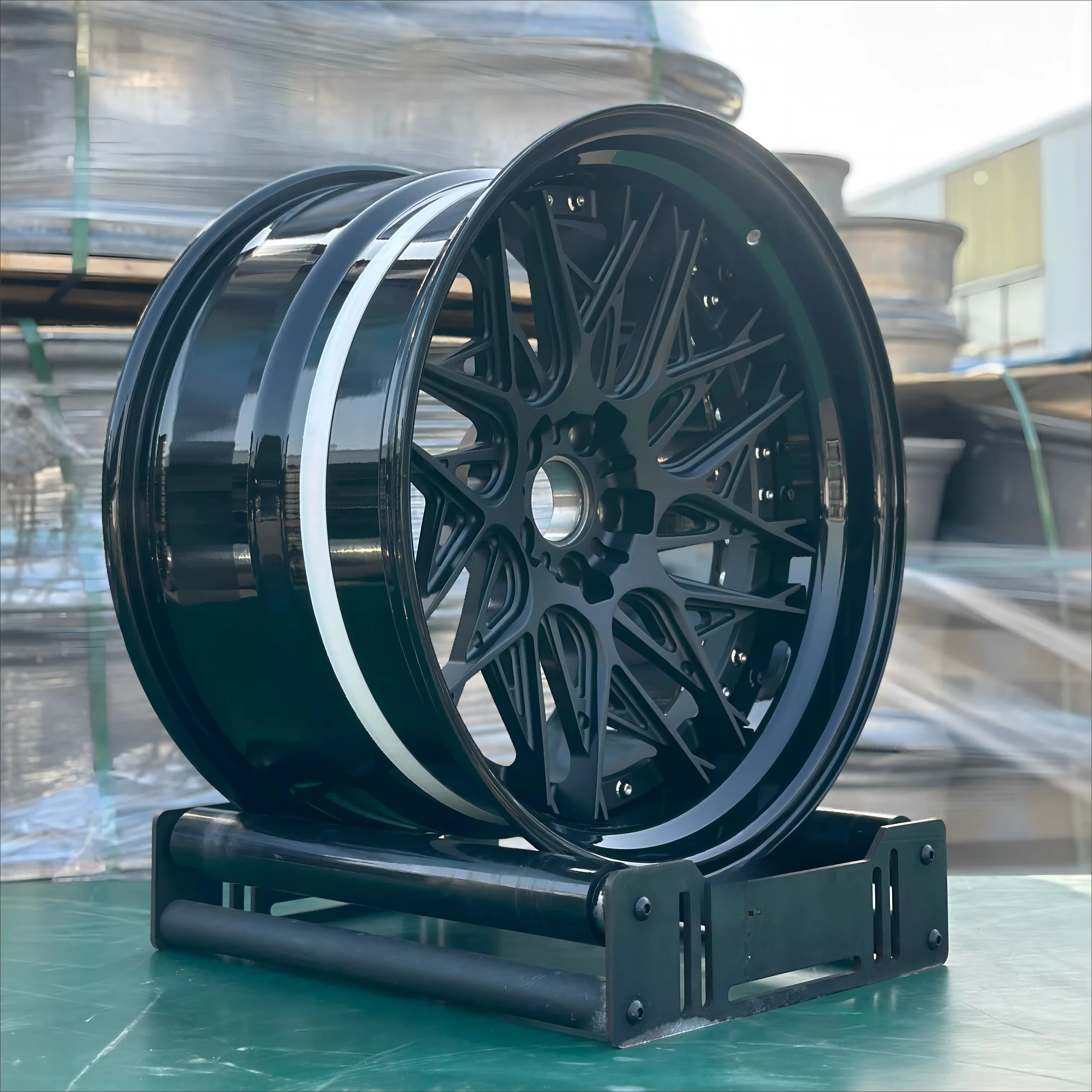 2-Piece Aluminum Alloy Wheel  for LAMBORGHINI NISSAN GTR TOYOTA SUPRA PORSCHE 18 19 20 21 22Inch 5X112 5x114.3 Forged Rim