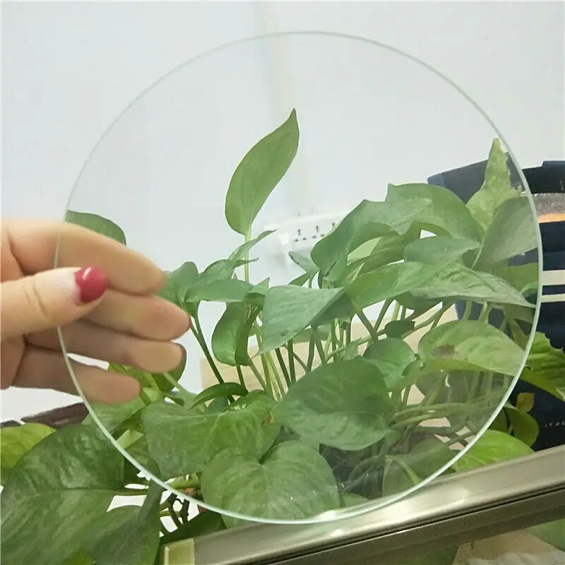 قطر 200 مللي متر 150 مللي متر كبير بلانو عدسة محدبة المكبر عدسة زجاجية مستديرة 6X 8X