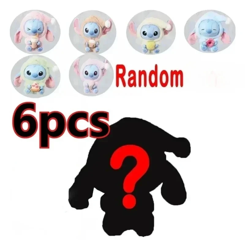 

ГОРЯЧАЯ игрушка! kawaii Stitch Blind Box Bag Eat Some Thing Before Sleep Series Виниловый кулон Милая кукла Mystery Box Пушистая кукла для взрослых Gi