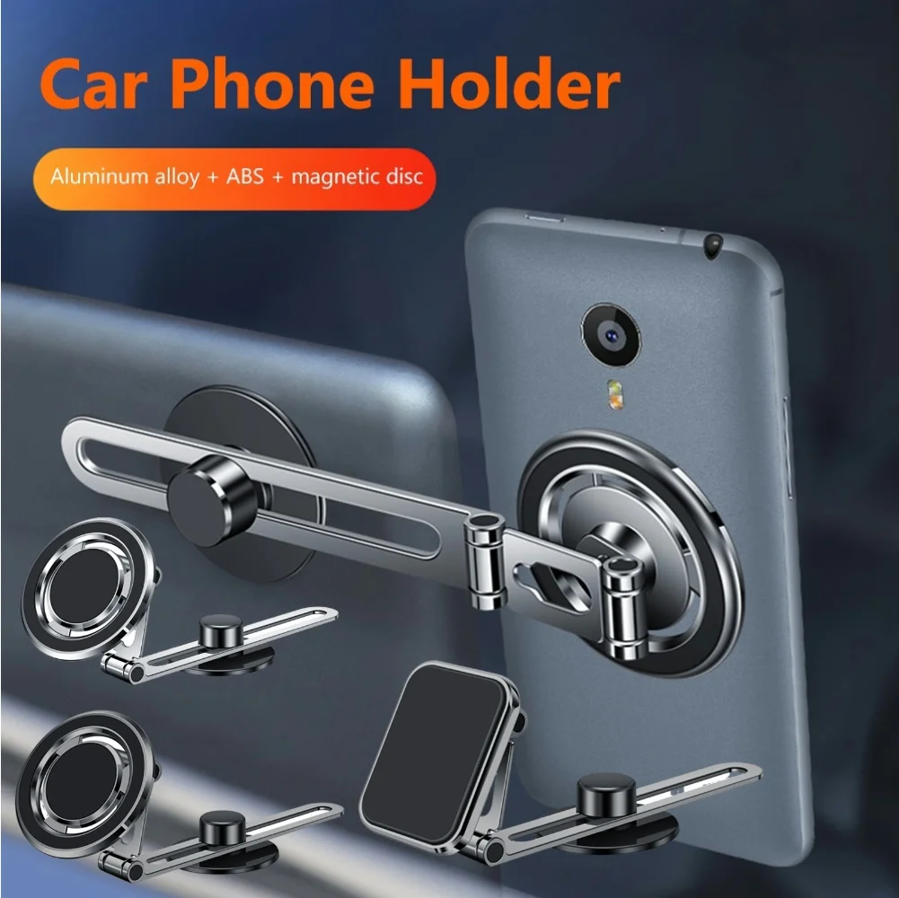 

Car Magnetic Phone Holder for Tesla Car & Laptop Screen Side Mount MagSafe Charger for iPhone 14/13/12 Metal Expansion Bracket