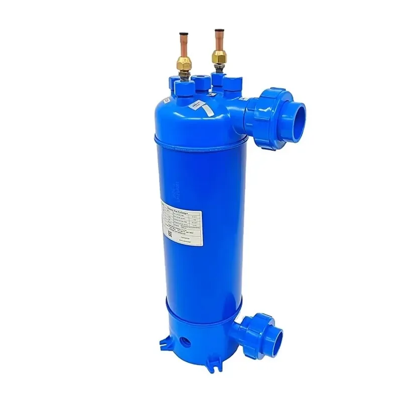 For Premium PVC Shell & Titanium Coil Water-to-Water Heat Exchanger for Swimming Pool Boiler Condensers High Quality Heat