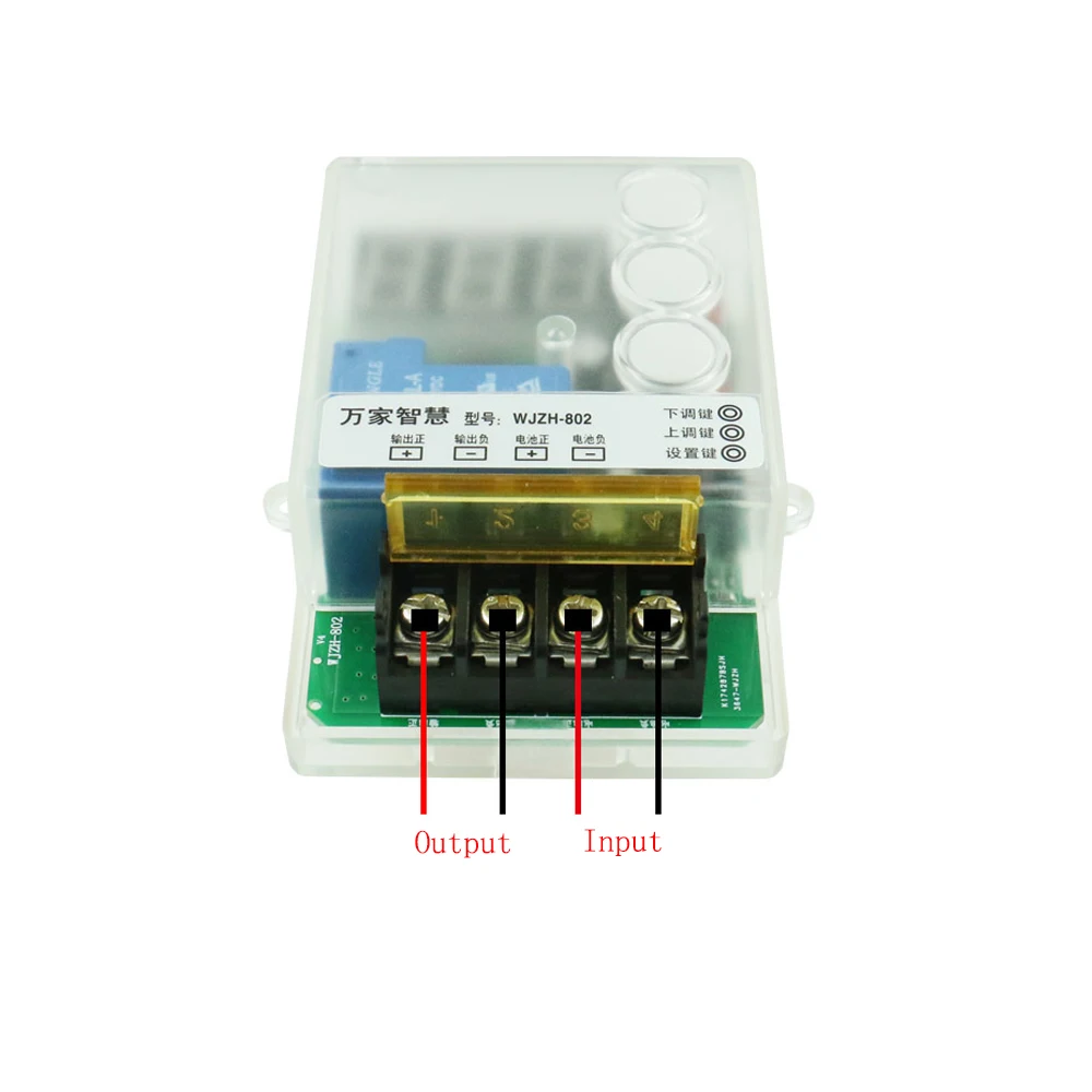 

DC 8V-86V Battery Charge Discharge Controller 0-200 Min Discharge Delay Lithium Battery Protection Lead-Acid