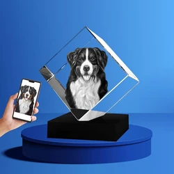 Personalized 3D Crystal Photo, Custom Memorial Gifts For Birthday, Wedding Anniversary, Mother's Day, Valentine's Day