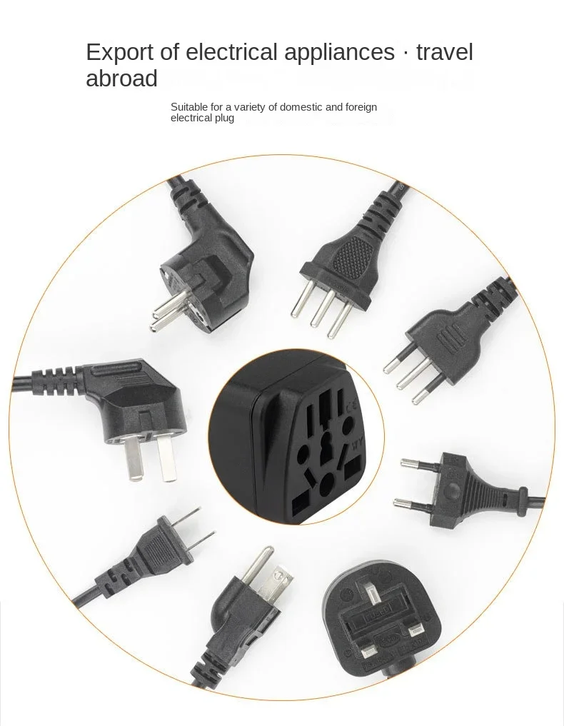 Adattatore Da Viaggio UK A EU E USA - Spina Convertitore 3 Pin A 2 Pin - 1-10 Pezzi