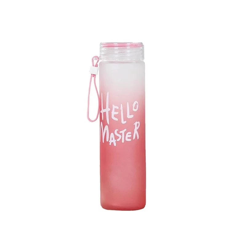 350ml Sport  Silicone Letter Tumbler Durable Glass  for Active Lifestyle Cute tumbler Cup with straw and lid Tatreez Nana