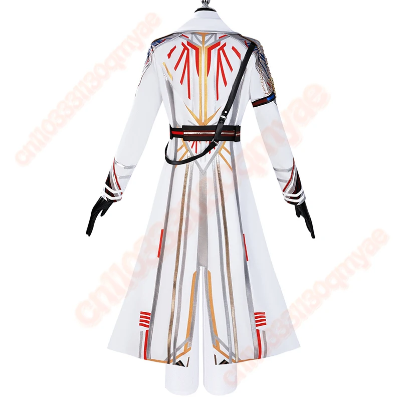 애니메이션 러브 앤 딥스페이스 코스프레 의상 켈렙 부사장 중위 유니폼 모자 가발 슈트 파티 롤플레잉 남성용 의상