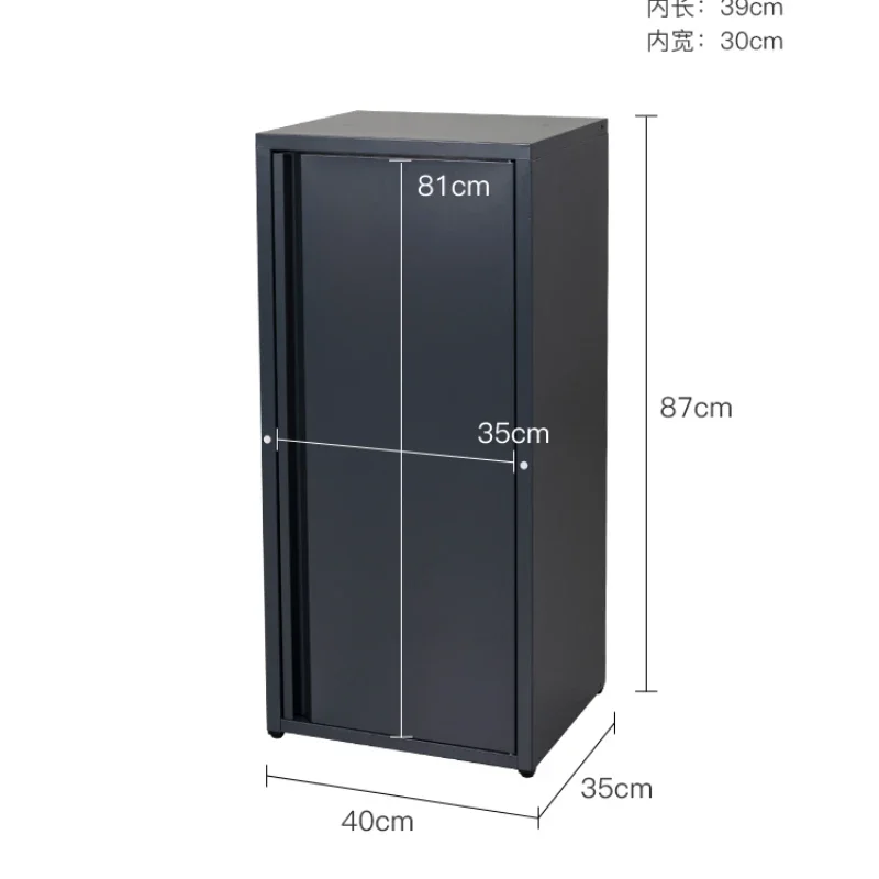 Space household cream wind single door locker simple storage cabinet Nordic small apartment kitchen side cabinet