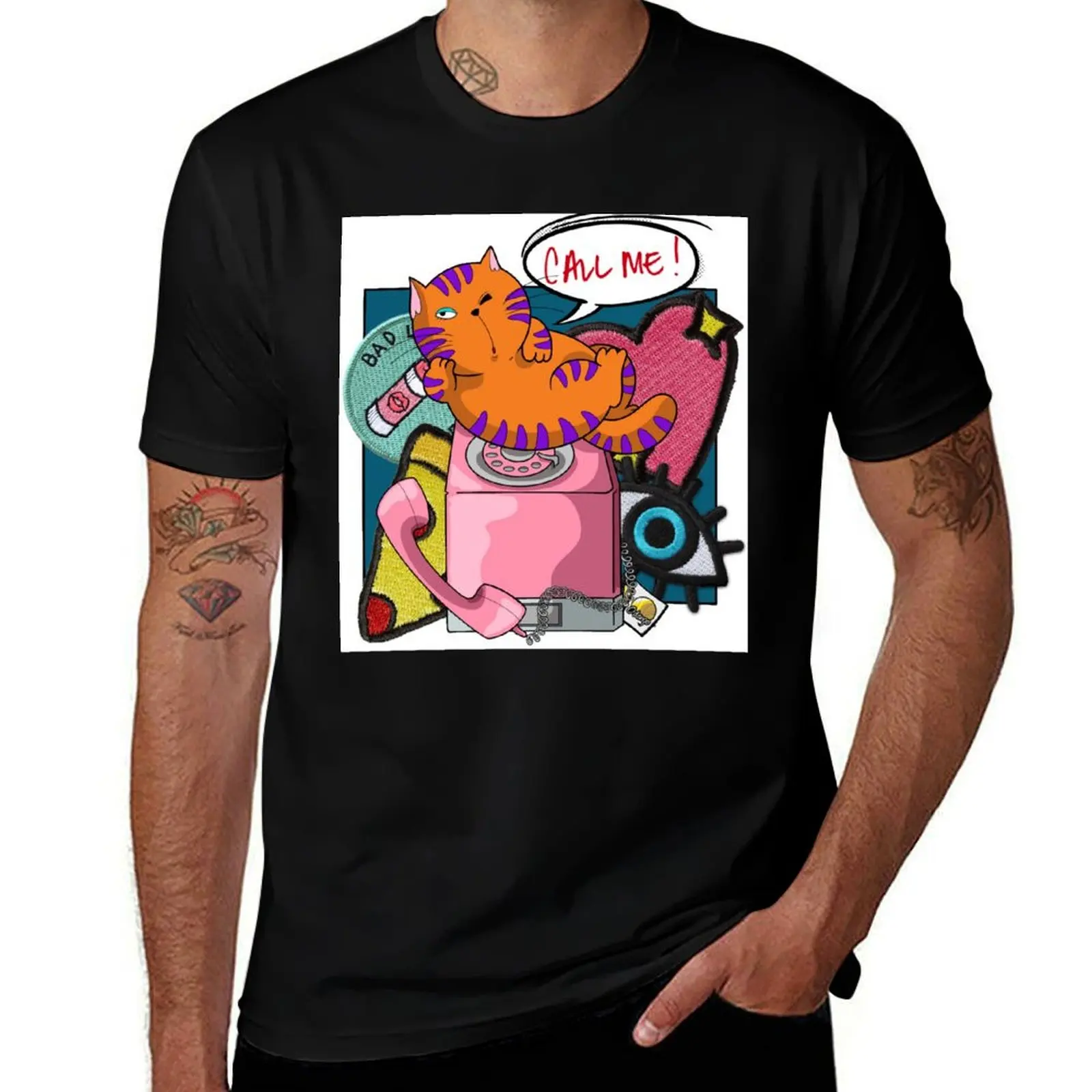CALL ME T-Shirt Anti-Fade Casual Tee Shirt