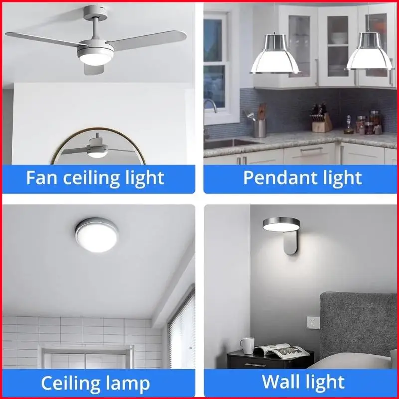 K92A 120V 18W LED Teto Fan Light Dimmable LED adapta