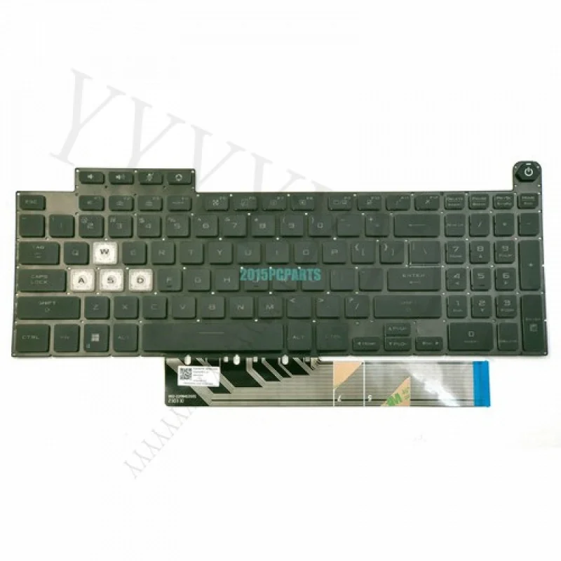 

Y+For Asus TUF Gaming A15 F15 FA507 FA507R FX507R FX507Z FX517 Keyboard Backlit US