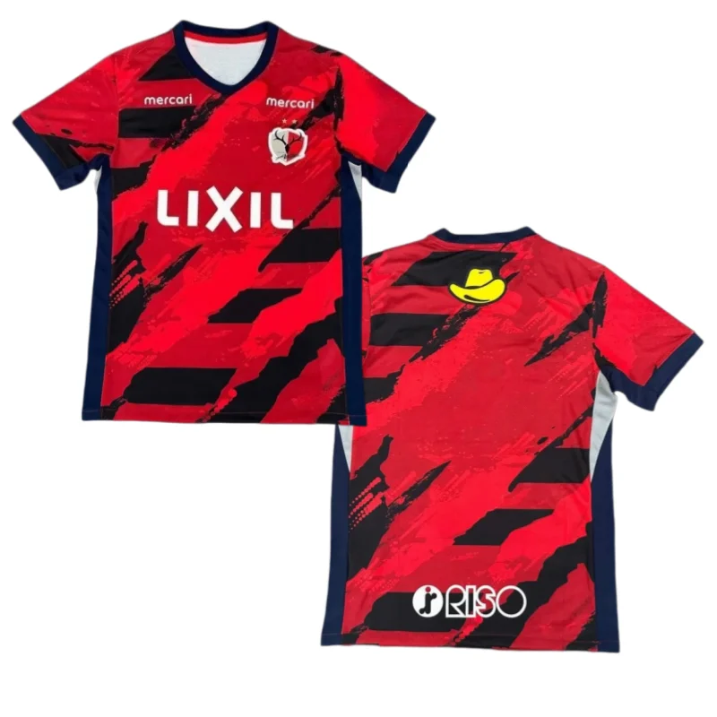 Kashima Antlers Football T-shirt Suitable for Daily Wearing and Training T-shirt Top Suitable for Both Adults and Children