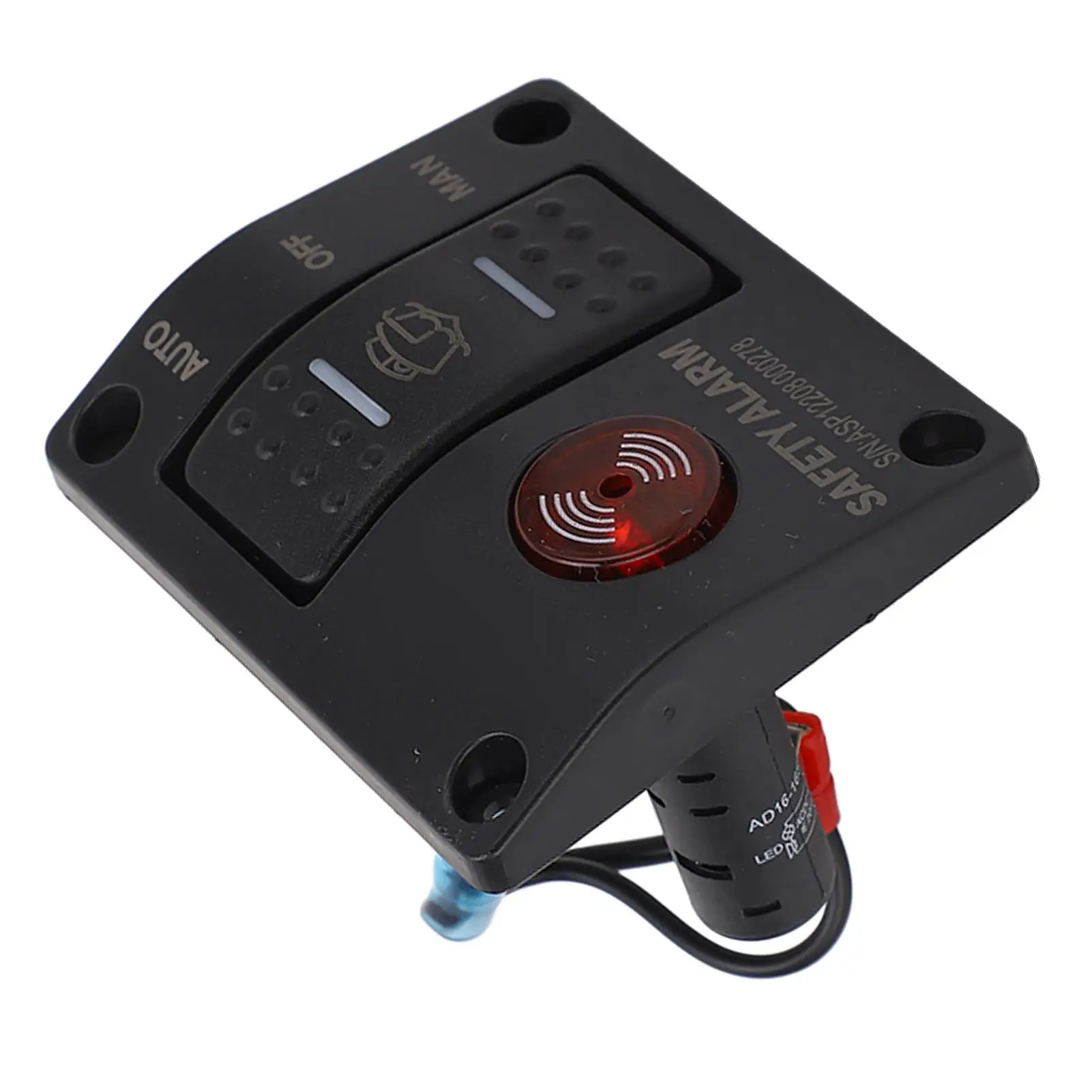 Man Off Auto Bilge Pump Switch Bilge Pump Float Switch ABS Easy To Install Durable Remote Control 3 Way for ships and Yachts