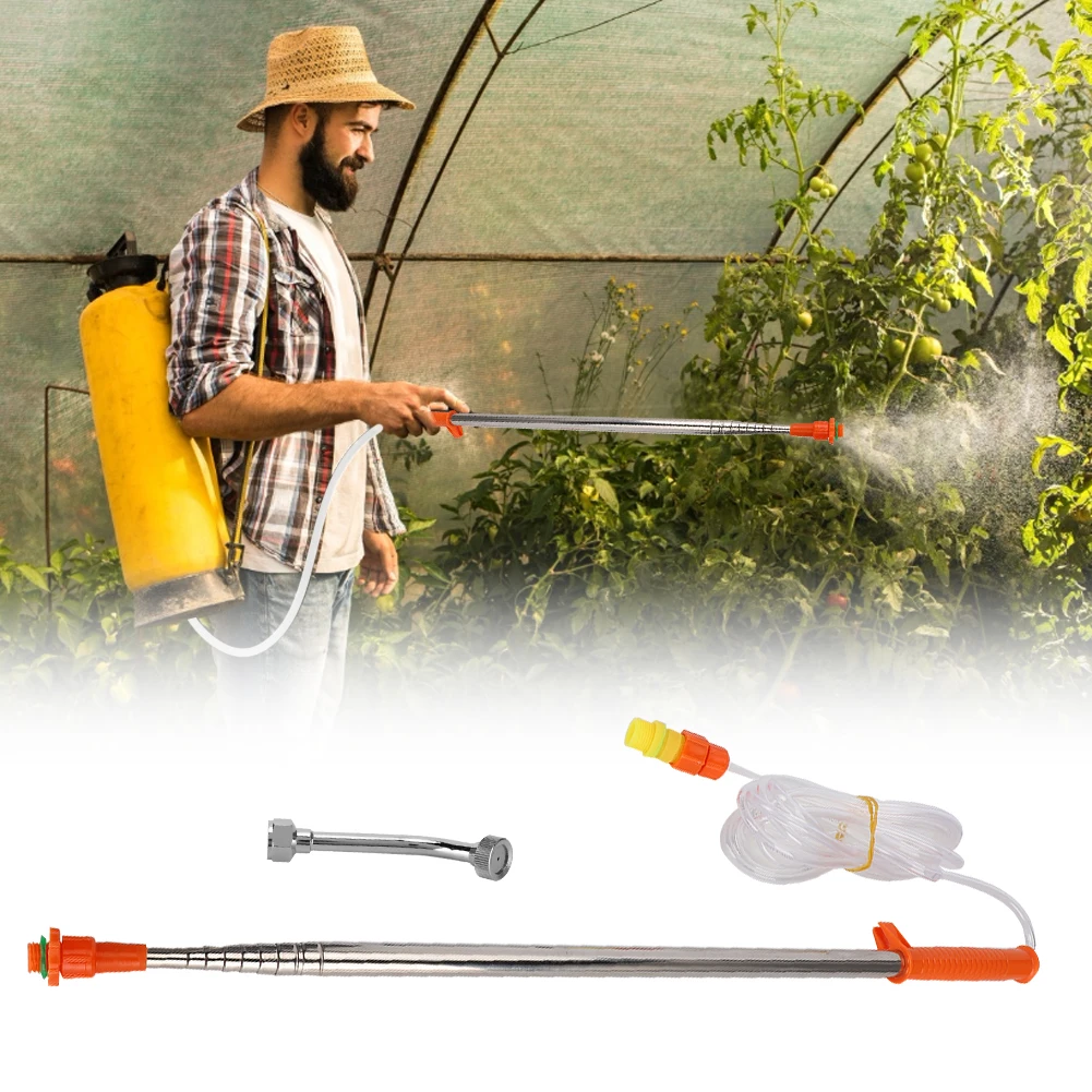 Agricultural Stainless Steel Sprayer Telescopic Rod For Sprayer Extension Rod For Fruit Tree Protection With Nozzle Watering Kit