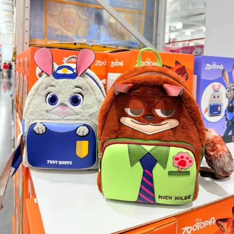

Disney Zootopia Series Judith Nick Backpack Winter Backpack Cartoon Backpack Christmas Surprise Birthday Gifts