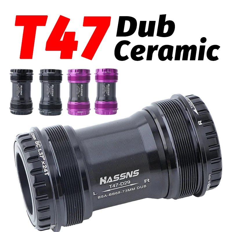T47 Dub Bottom Bracket Bicycle BB T47 24mm Mtb Road Bike Dub Bsa Bottom Bracket T47 Ceramic Bottom Bracket 68mm