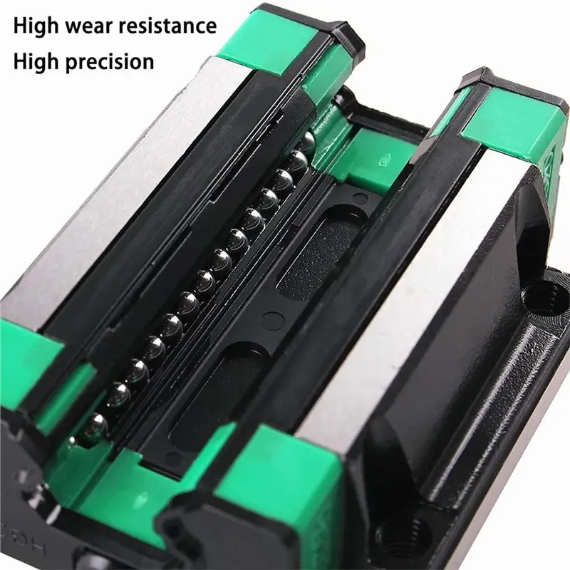 ABZC-HGW20CC Linear Guideway HGW20CC Linear Guide Slider Block For HGR20 High Assembly CNC Linear Guide 4Pcs