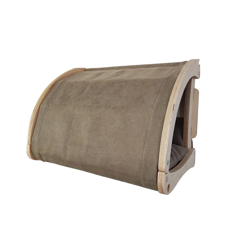 

wind cat nest hanging wooden wall-mounted wall climbing frame nest integrated wall large size