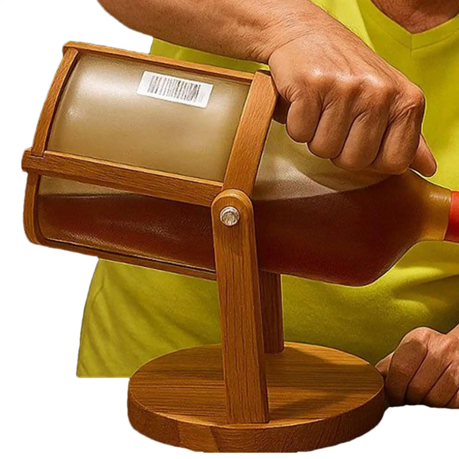 

Wine Stand 180 Swivel Whiskey Bottle Rack Kitchen Wine Pouring Holder For Cocktail Whiskey Home Party Bar Wedding Gathering