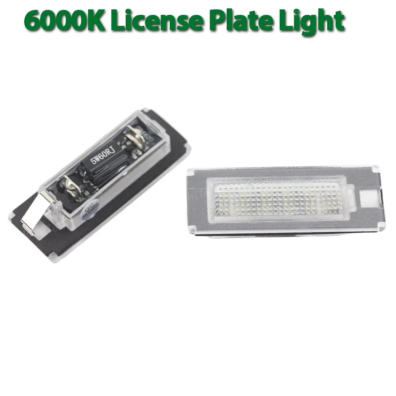 For Fiat Ducato Bus Box Peugeot Boxer Bus Box Citroen Jumper Bus Box 2006-2020 2x Canbus LED Number License Plate Light Lamp
