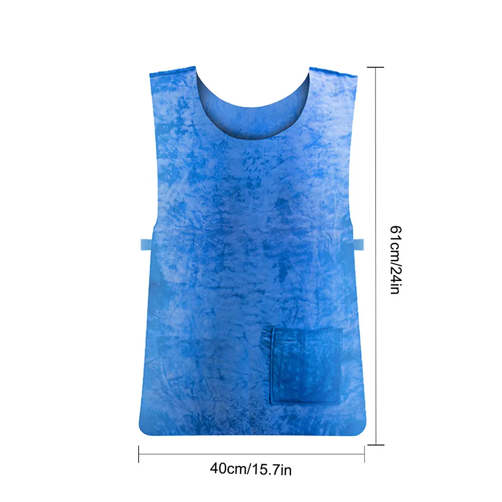 Summer Cooling Vest Ice Clothes Undershirt Lightweight Cold refrigerant Vest Fabric Ice Vest 아이스조끼 chaleco