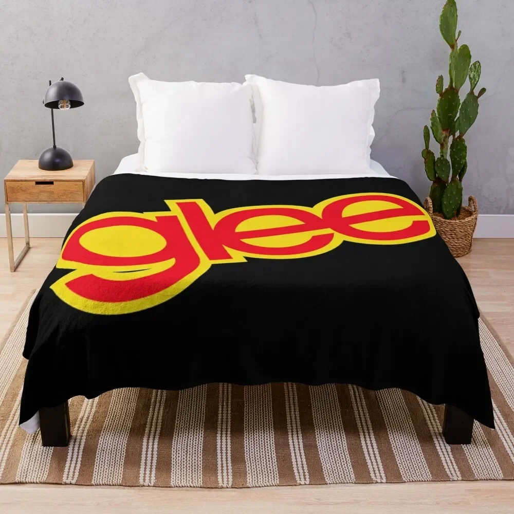 

Glee Lettering Throw Blanket Decorative Beds Quilt Baby Blankets