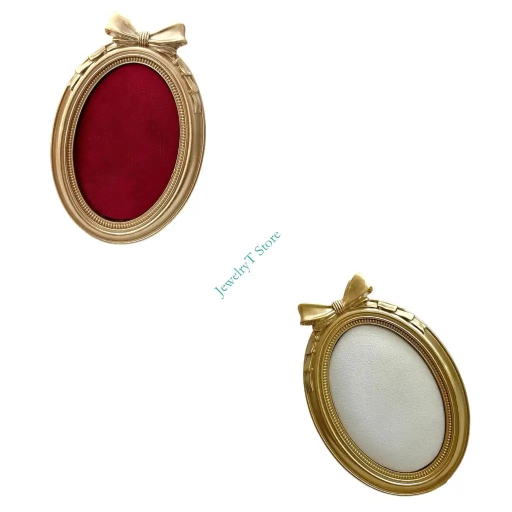 

LX9D Multifunctional Resin Jewelry Organizers Bowknot Design Fabric Surfaces for Displaying Necklaces Earrings Bracelets