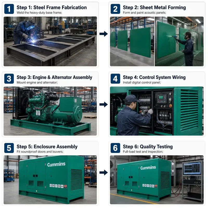 Factory Direct Generator Set, 600kw, 220/400, Suitable for Any Harsh Environment, Sand and Dust Prevention