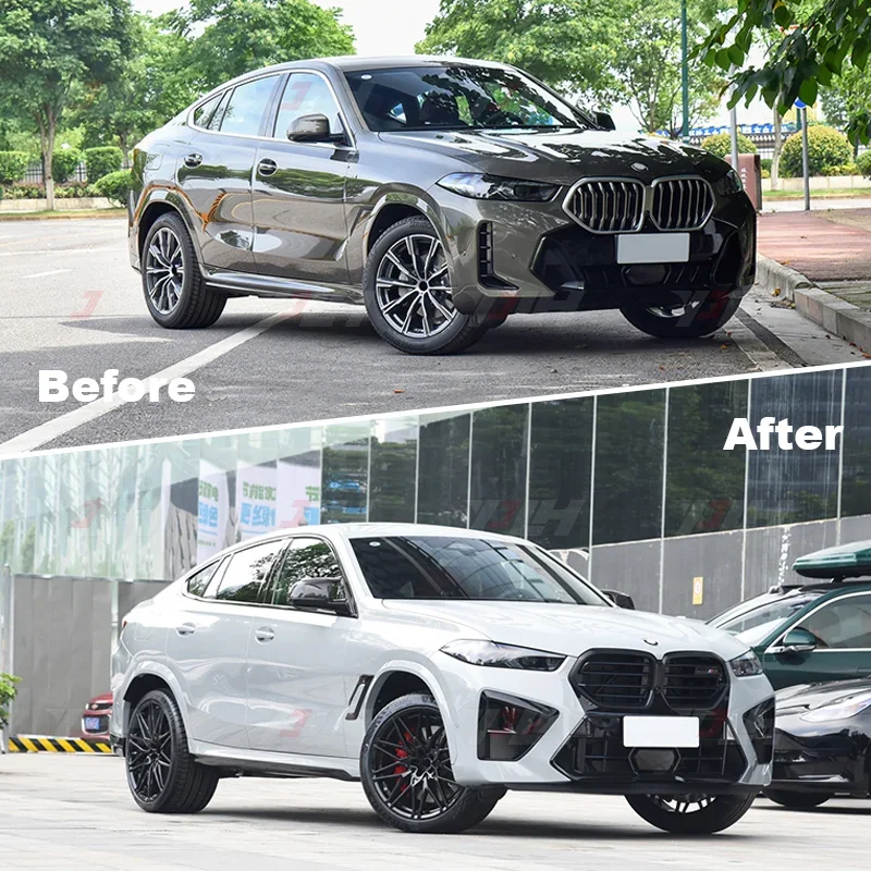 High Quality Car Bumpers X6 SUV G06 F96 Lci Bodykit For Bmw X6 G06 Lci 2023+ Upgrade to X6m F96 Lci 2024+ Body Kit