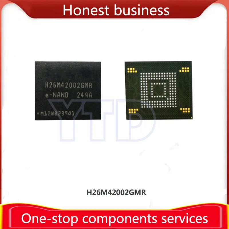 H26M42002GMR 8GB 100% Working 100% Quality EMMC 8G BGA153 Chip Mobile Phone Hard Disk Memory Computer Storage H26M42002 GMR