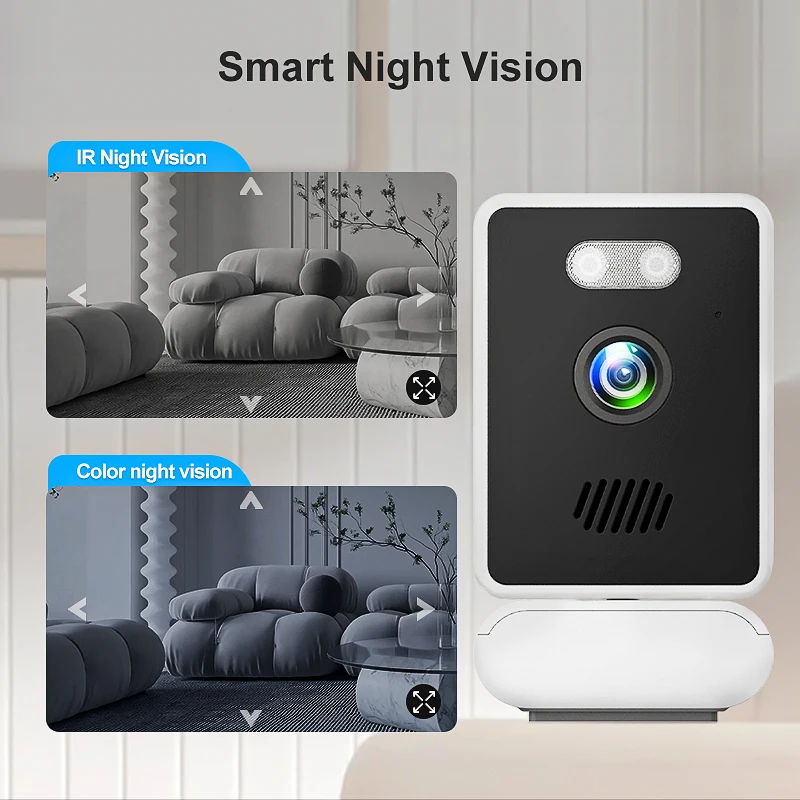 

Беспроводная Wi-Fi камера видеонаблюдения 1080P HD для помещений с ночным видением, для дома и как видеоняня