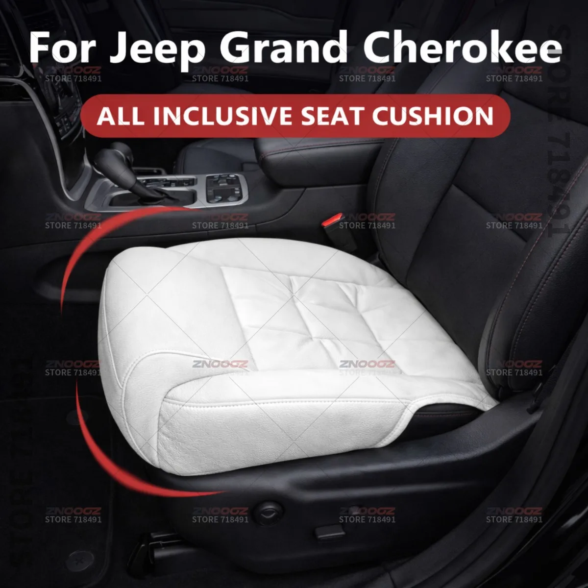 

Car Seat Leg Support Extension Seat Cover Memory Foam Extender Cushion Interior Accessories For Jeep Grand Cherokee