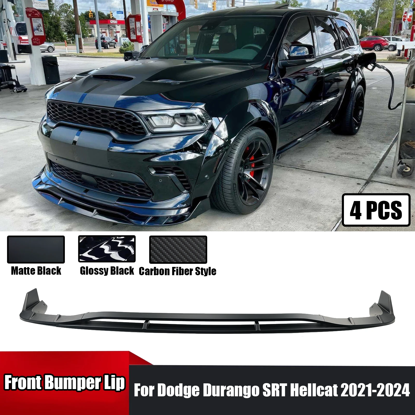 4 шт., автомобильный передний бампер для Dodge Durango, 2021-2024 4 шт., автомобильный передний бампер для Dodge Durango, 2021-2024