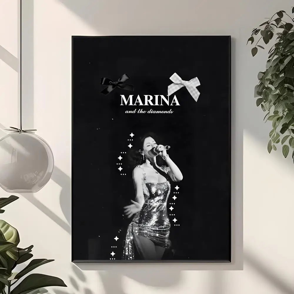 singer pop M-Marina Diamandis Poster Modern Home Decor & Interior Design | Wall Art Collection