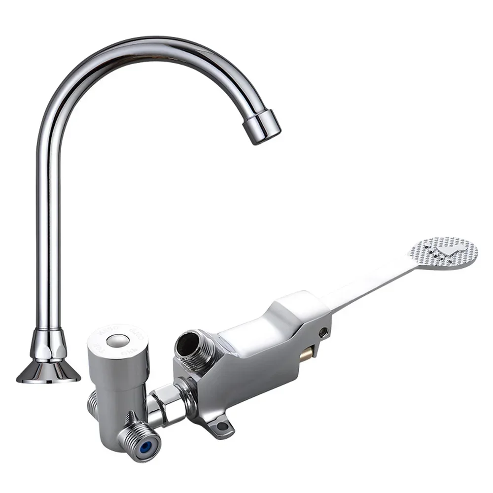 

Contactless Safety Switch Foot Pedal Valve Tap Faucet Basin Single Cold Accessory Elements