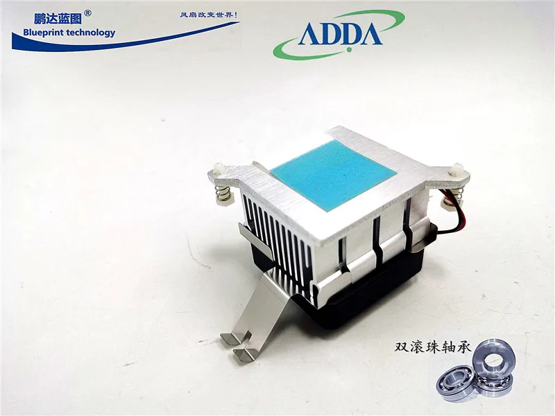 New Mute Adda 4010 with Cooling Fin 5V Double Ball Bearing USB Hole Distance 65mm Cooling Fan 40*40*10MM