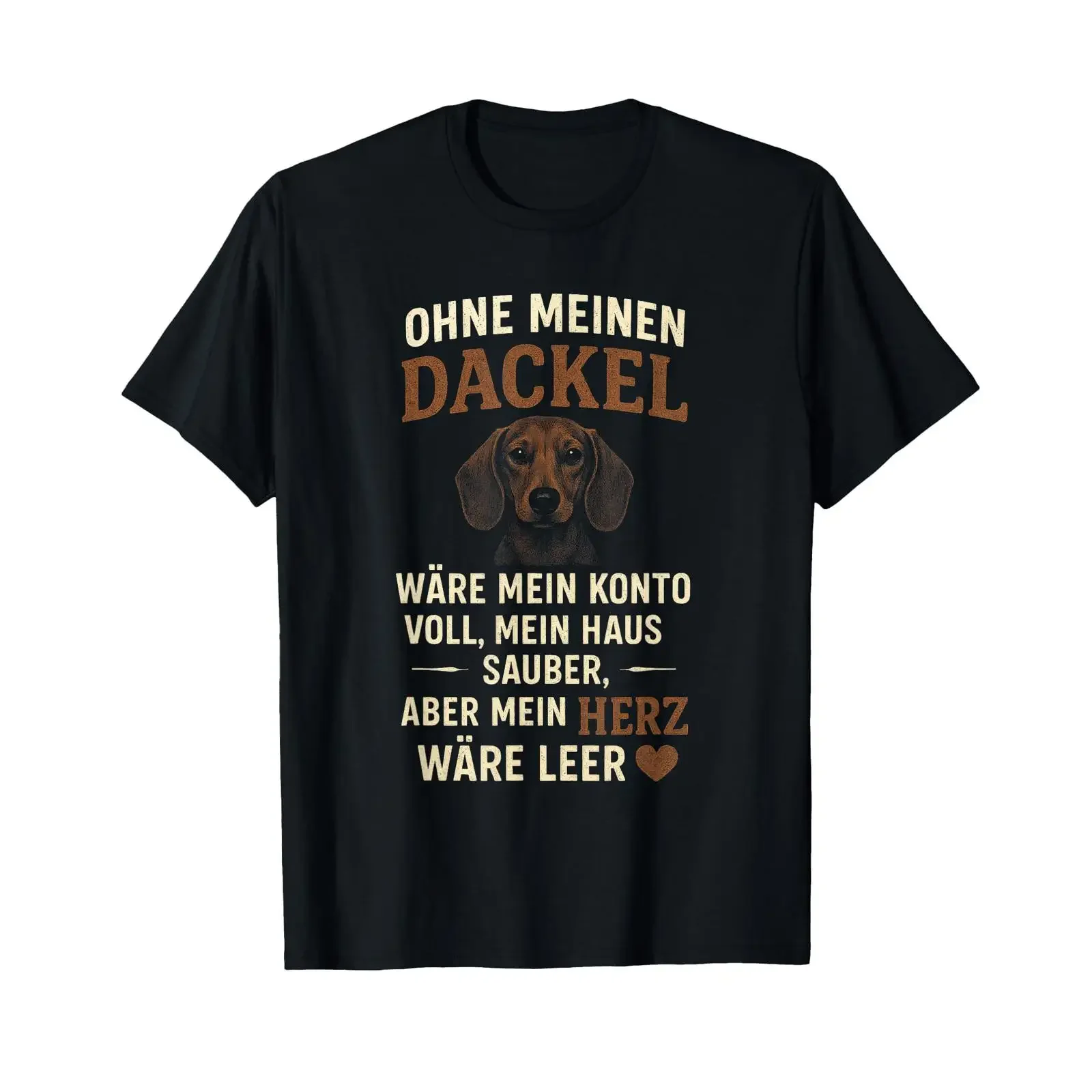 Without my dachshund bank account would be full T shirt vintage Washed Unisex homme Soft Stylish graphic designer clothes