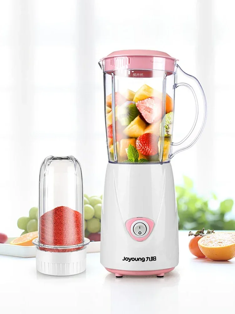 Jiuyang-Pequeno Espremedor Elétrico Portátil, Agitando e Cozinhando Máquina, Máquina De Suco De Fritura De Frutas, 220V