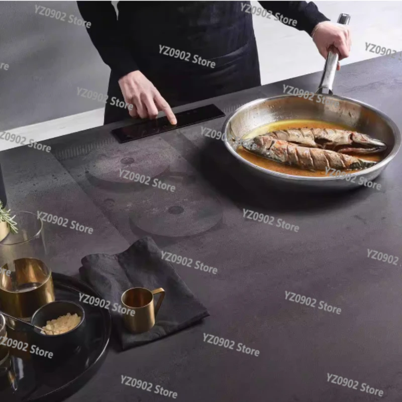 

Коммерческая невидимая индукционная плита, встроенная под гранит, керамическая скрытая магнитная плита для кухни - энергоэффективная