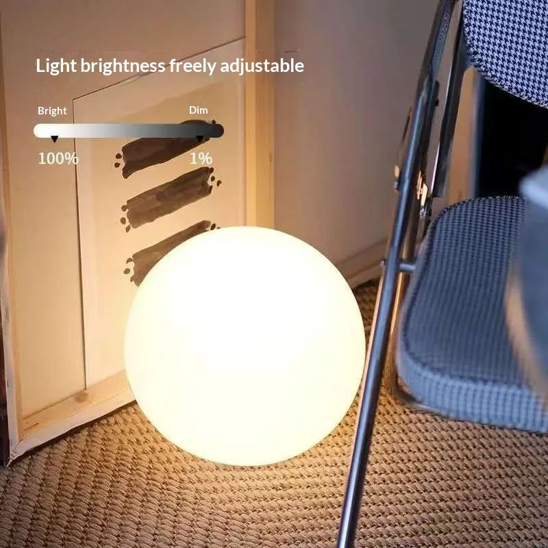 Modern Luxury Smart LED Sphere Floor Lamp Remote Control Color Changing for Bedroom Living Room Balcony Garden Event Room Decor