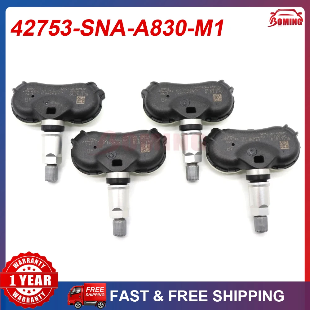 42753-SNA-A830-M1 TPMS Tire Pressure Sensor For Honda Fit Odyssey CR-Z Civic Insight Element Acura CSX 315Mhz 42753-SNA-A830