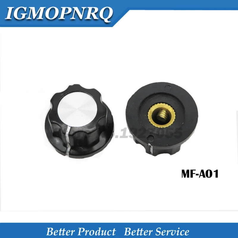 

10pcs MF-A01 bakelite potentiometer potentiometer knob cap diameter 19.5MM with RV16 hole 3.2MM NEW