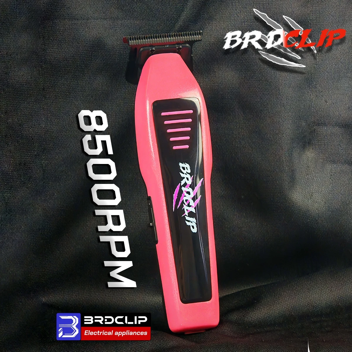 

Профессиональный электрический триммер для волос BRDCLIP 6510, высокоскоростной двигатель 8500 об/мин, лезвие DLC, парикмахерская, машинка для стрижки волос для мужчин