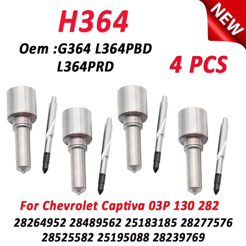 L364PBD L364PRD Diesel Injector Nozzle H364 G364 Fuel Spray Nozzle for Chevrolet Captiva 03P 130 282 28277576 28525582 25195088