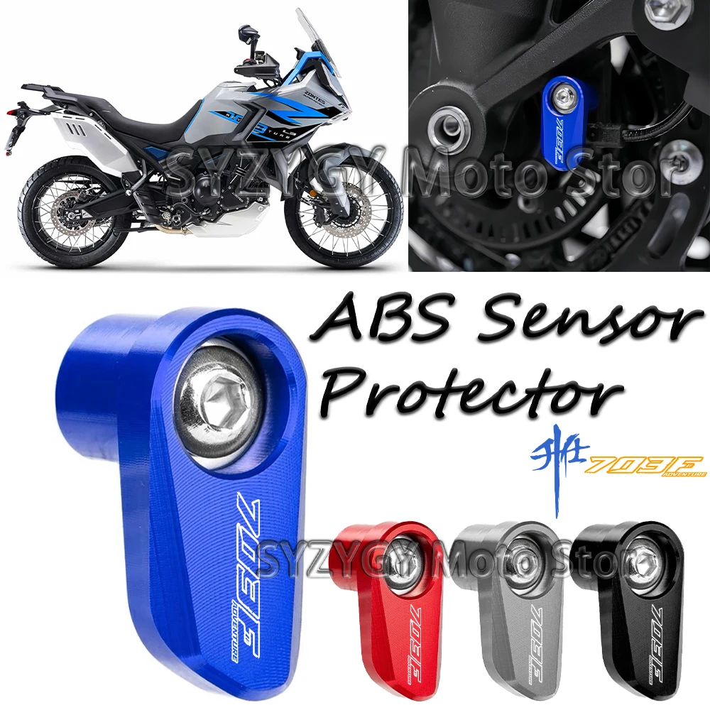 

For Zontes 703F 703f Motorcycle Accessories ABS Sensor Protective Front Rear Wheel ABS Sensor Guard Protector